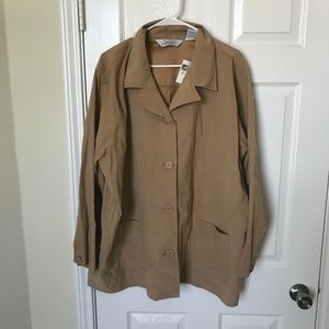 NWT Haband Brown Womens Jacket 2X